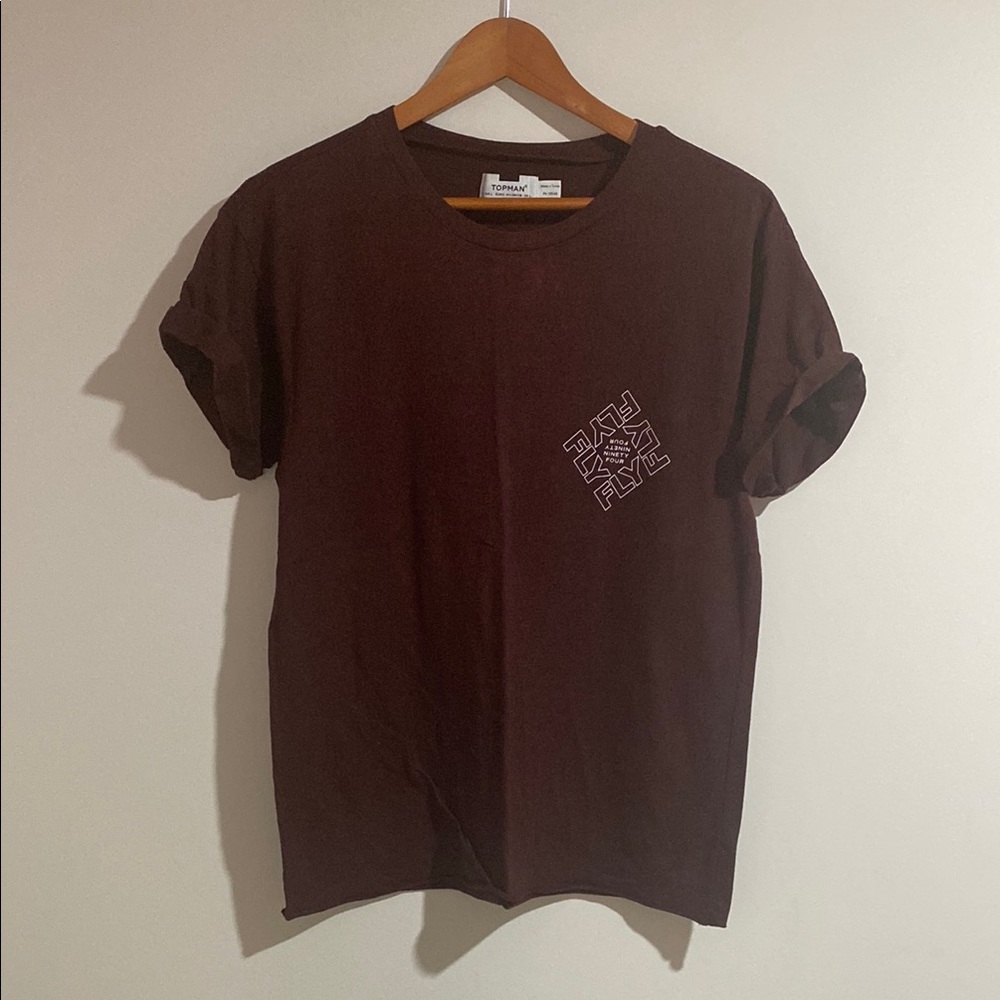 Topman Brown Short Sleeve Tee